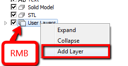 add layer in alphacam