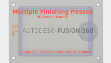 multiple finishing passes fusion 360