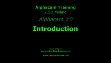 introduction to alphacam