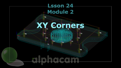 xy corners alphacam