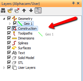 change geometry to construction