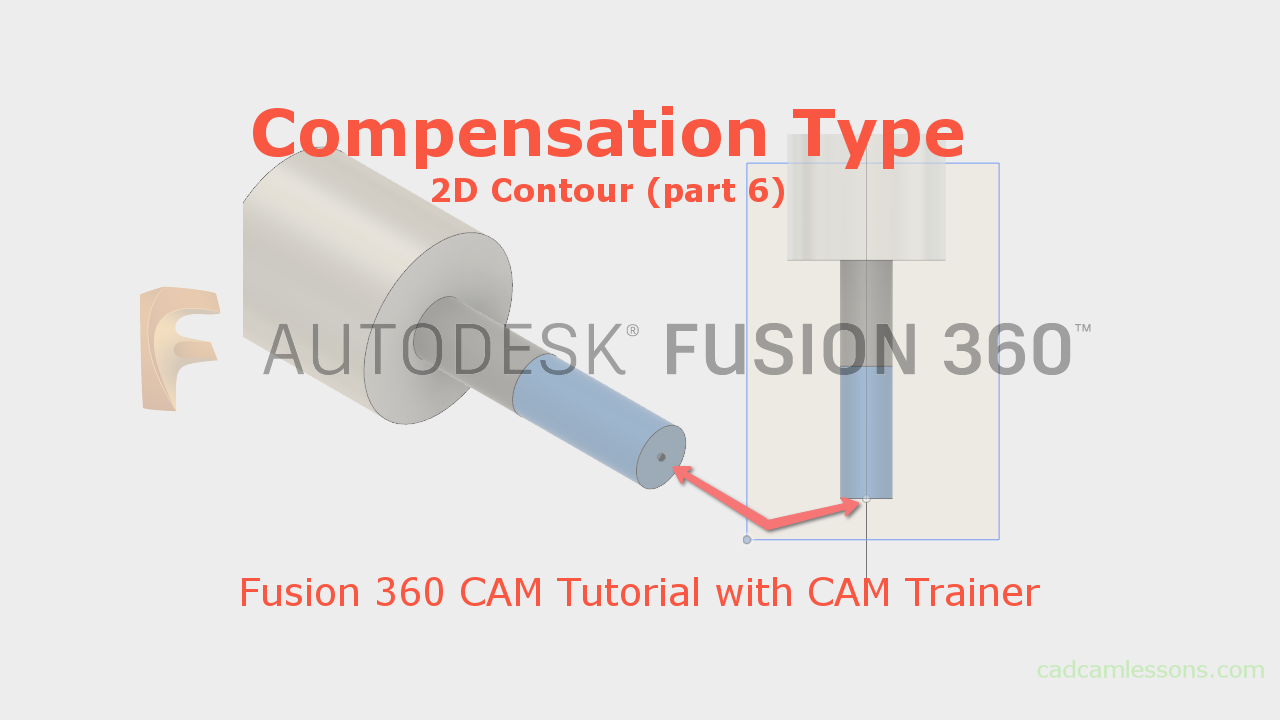 cutter radius compensation fusion 360