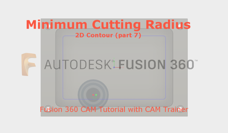 minimum cutting radius fusion 360