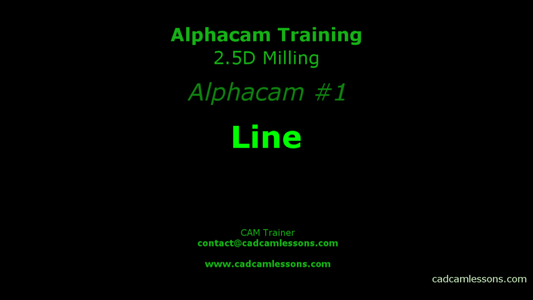 Line – Alphacam #1