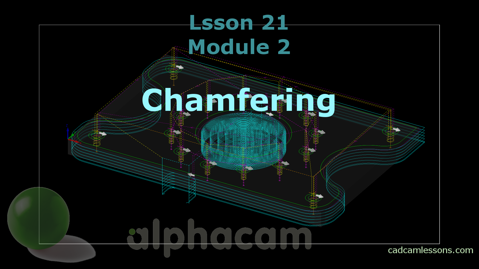 chamfering alphacam