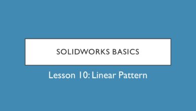 linear pattern solidworks